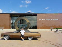 Buick foran W.P. Chryslermuseum'et... næsten blasfemi..